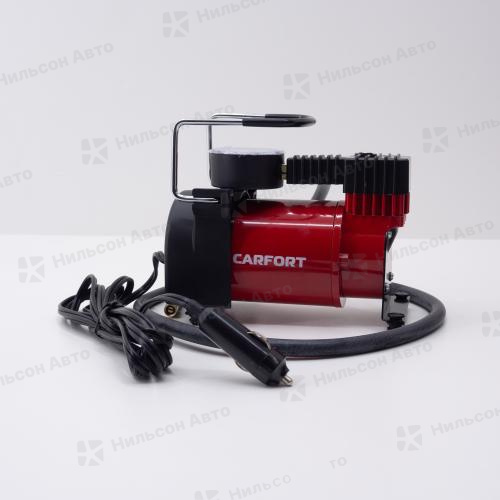 Компрессор для подкачки шин 12V TORNADO 580+, 10 Атм, 40 л/мин, в прикуриватель, CARFORT (металлический корпус)