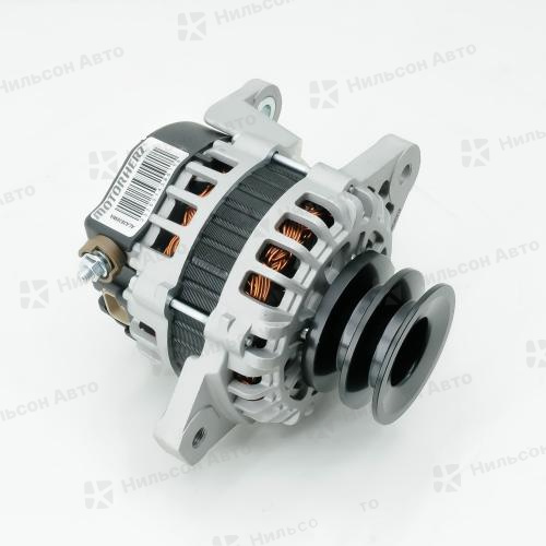Генератор 24V HYUNDAI HD120, без вакуума, шкив 2 клиновой, фишка на 2 контакта, 24V, 50A, MOTORHERZ