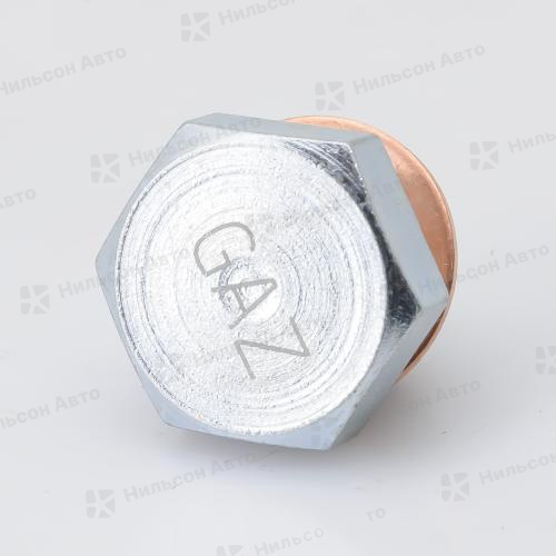 Пробка сливная поддона КПП ГАЗель Next/Валдай Next М18*1,5*12, оригинал (магнитная, с шайбой)