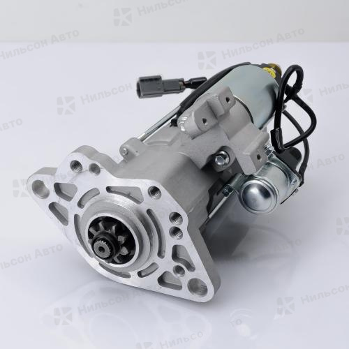 Стартер 24V MMC CANTER/HYUNDAI HD45-78 4D35, 4D36, 9 зубьев, прямой, с реле стартера, 3,7 KW, TESLA (новая партия с реле, проверять)