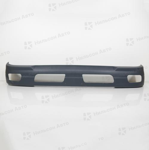 Бампер передний MMC CANTER FE82-85, 2003-2008 г широкая база, вид 2, JAPACO (левый руль, пластиковый, с отверстиями под туманки, ш199*в27)