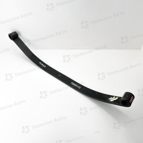 Лист коренной задний TOYOTA DYNA, 1135*70*12, ЦО 10,5, с прогибом, сайлентблок, MIRKA