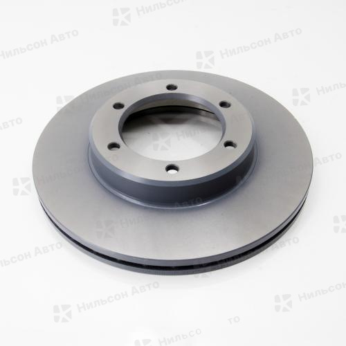 Диск тормозной TOYOTA DYNA, LY121-LY161, крепится на 6 болтов, вид 4, G-BRAKE