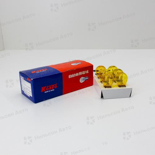 Лампочка в туманку желтая 12V/35W KOITO (PY35W)