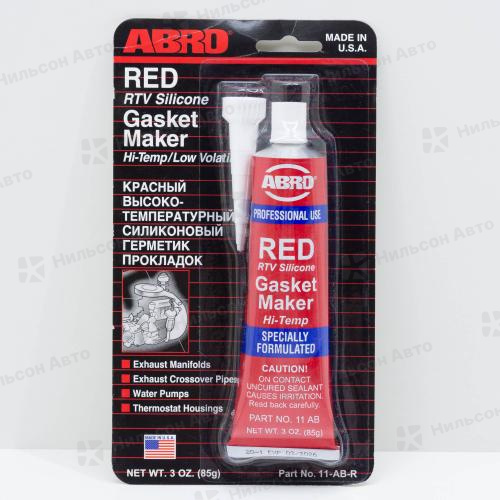 Герметик прокладок ABRO 999, (красный), 85 гр.