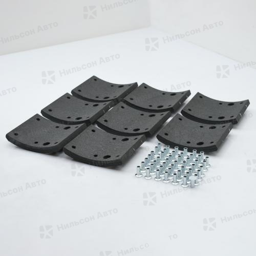 Тормозные накладки JAC N80, ВАТИ  размер 14*12*15 (к-т 8штук)