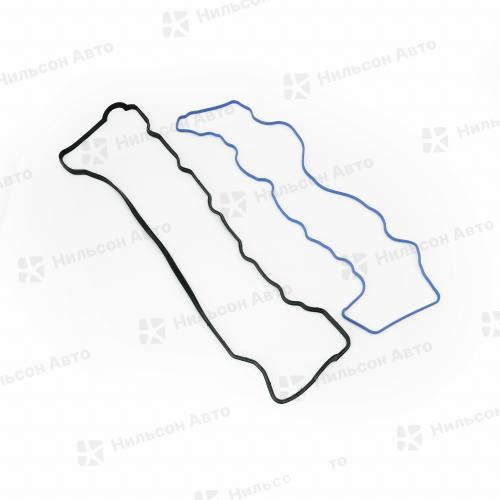 Прокладка клапанной крышки HINO RANGER J07C, J07E вид 1, QUNZE (комплект из 2 штук) (резина)