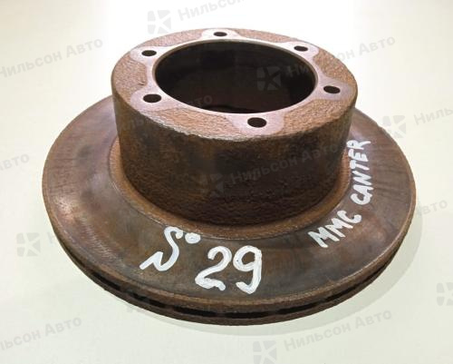 Диск тормозной MMC CANTER, 6 шпилек, диаметр диска 266 мм, высота кромки 64 мм, толщина 20, б/у