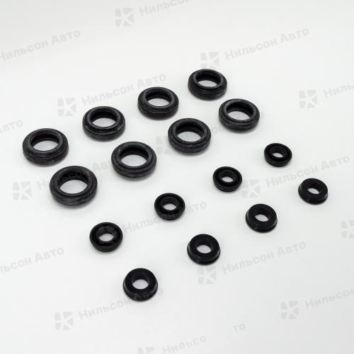 Ремкомплект рабочих тормозных цилиндров ISUZU ELF, вид 03, SEIKEN (8*SC80423R+8*SC80174) зад на всю ось