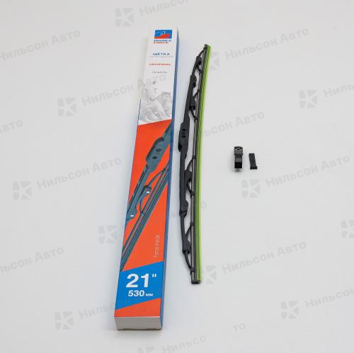 Щетка стеклоочистителя каркасная, 53 см, UNIVERSAL, DOUBLE FORCE