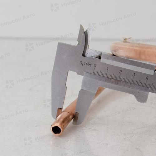 Трубка медная диаметр10 мм (бесшовная) (1 метр)