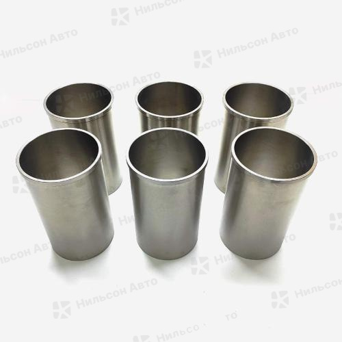 Гильзы поршневые MMC FUSO 6D17, 6M60T, 6M61T, хонингованные, JCAR (1 штука)(диаметр 118, длина 210) (с буртиком)