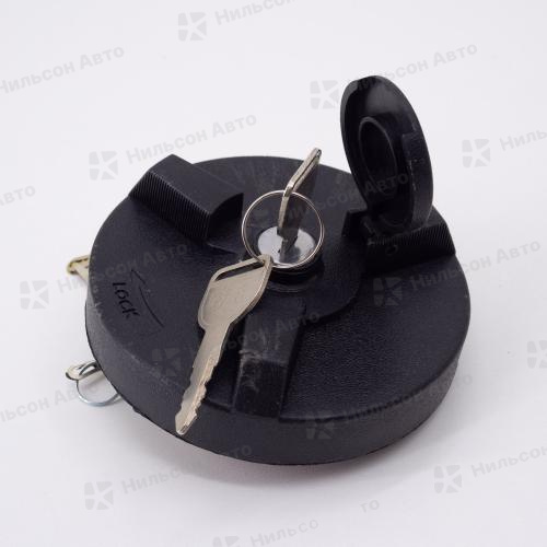 Крышка бензобака горловина 78, с ключом на 3 уса, вид 3,  Nilson Auto Parts (пластиковая)