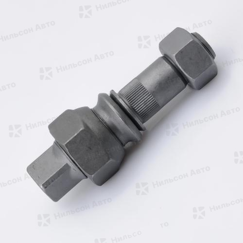 Шпилька задняя в сборе ISUZU ELF гайка на 41 посадка 23, левый, BSG (Подходит ISUZU EURO/BOGDAN)