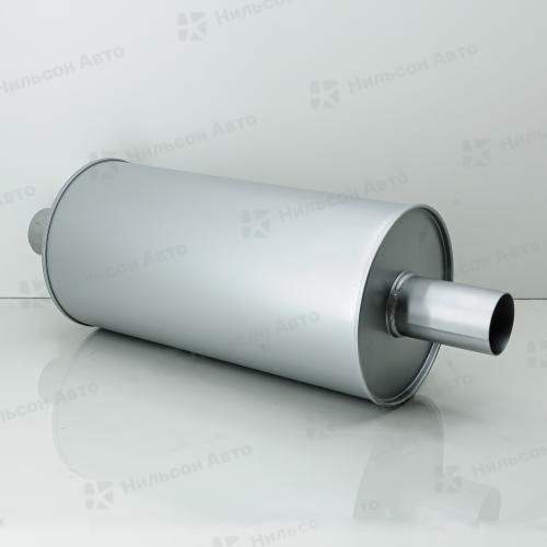 Бочка глушителя 584*280, труба по центру 87/83*150, OOTOKO