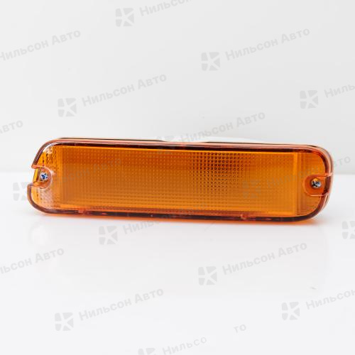 Поворот в бампер ISUZU FORWARD, левый, (оранжевый/со скосом), Nilson Auto Parts