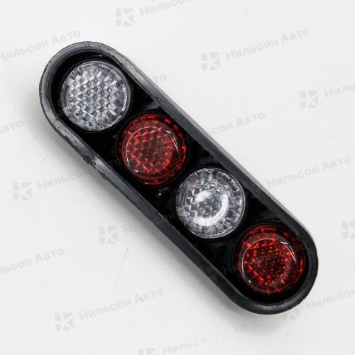 Болт под номер белый/красный NO NAME (пакет 4 шт)