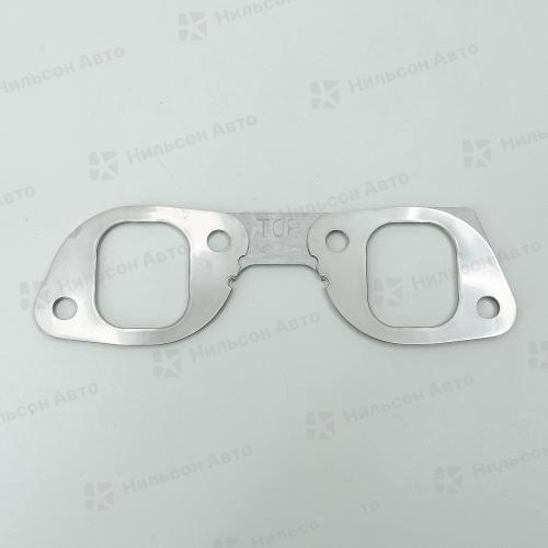 Прокладка выпускного коллектора ISUZU ELF, вид 2, оригинал (металлл)