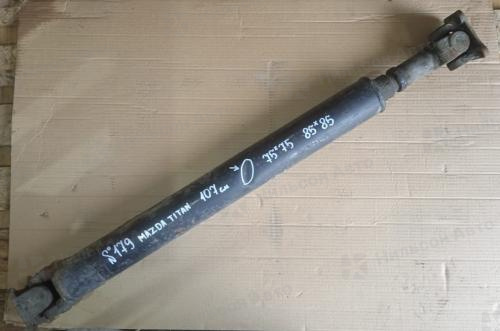 Кардан MAZDA TITAN, длина 107, фланец 85*85 / 75*75, б/у (мятый)