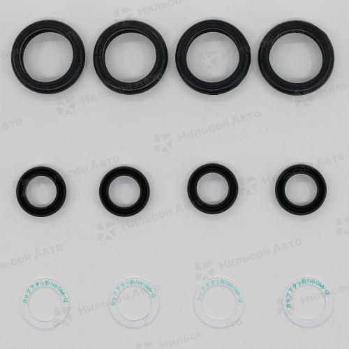 Ремкомплект рабочих тормозных цилиндров HINO RANGER, вид 1, MIYACO (4*SC80903R+4*SC80334+4*SC80348) перед на ось