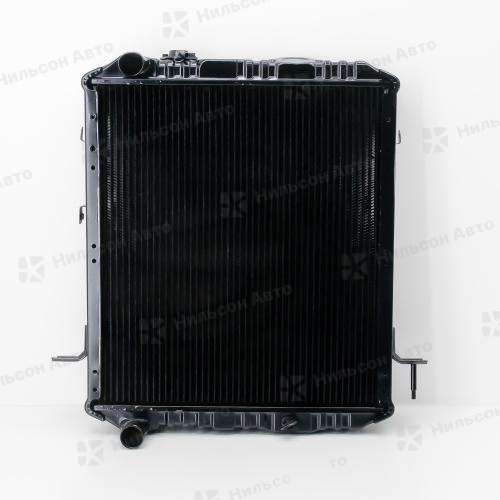 Радиатор двигателя ISUZU ELF 4HF1, медный без заливной, в520*ш466 (без бачков), GSPARTS (с боковыми планками)