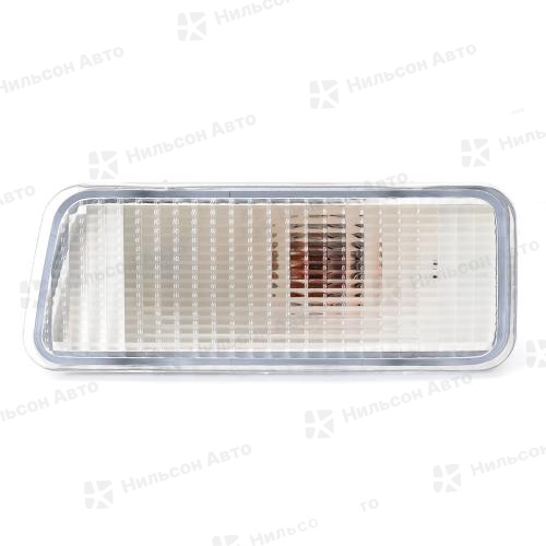 Поворот в бампер, HINO RANGER, левый, (белый), ZEVS