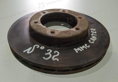 Диск тормозной MMC CANTER, 6 шпилек, диаметр диска 272 мм, высота кромки 27 мм, толщина 25, б/у