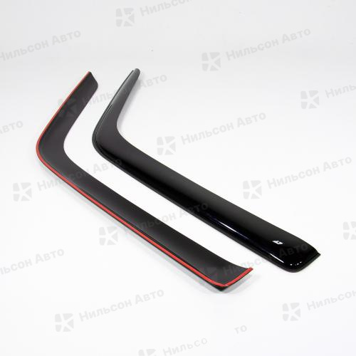 Ветровик передней двери MITSUBISHI CANTER 1990-2003 год, R+L, комплект на обе двери, COBRA TUNING