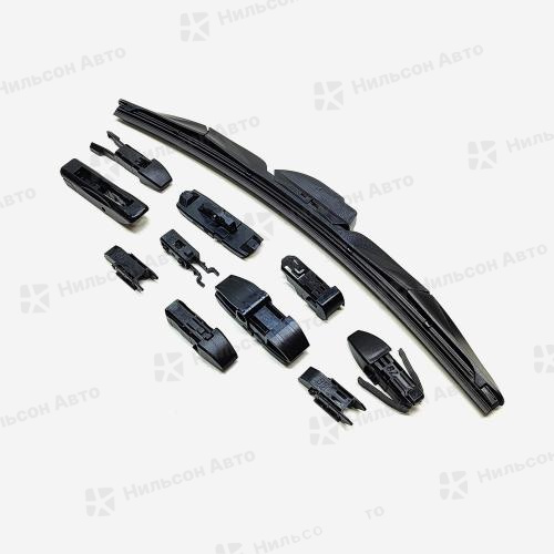 Щетка стеклоочистителя гибридная, 38 см, (10 адаптеров), Multi Hybrid Line, AVS