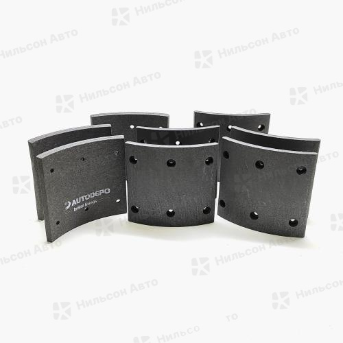 Тормозные накладки T320-1350, AUTODEPO размер 135*11,5*143
