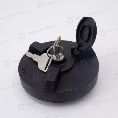 Крышка бензобака горловина 78, с ключом на 3 уса, вид 3, MITSUBISHI FUSO, ZEVS (пластиковая)