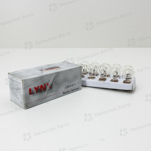 Лампочка в поворот на 2 контакта большая, 12V/P21/4W, LYNX