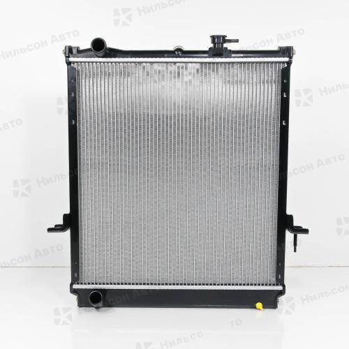 Радиатор двигателя ISUZU ELF 4HK1, 4HJ1, пластиковый с заливной, в590*ш548 (без бачков), ZEVS