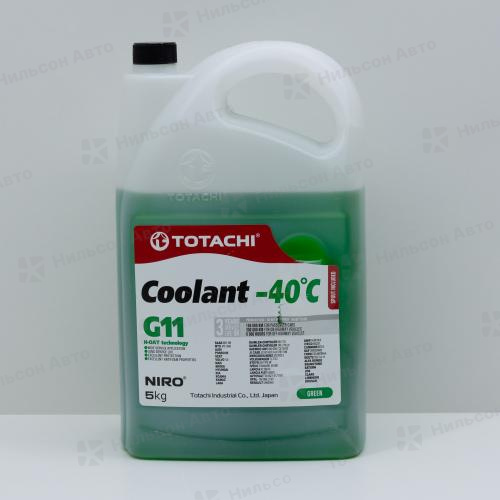 Антифриз TOTACHI, (зеленый), 5 кг. -40C