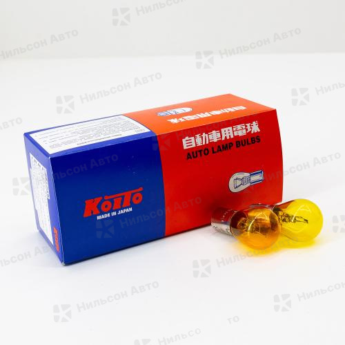 Лампочка в туманку желтая 24V/35W KOITO (PY36W)