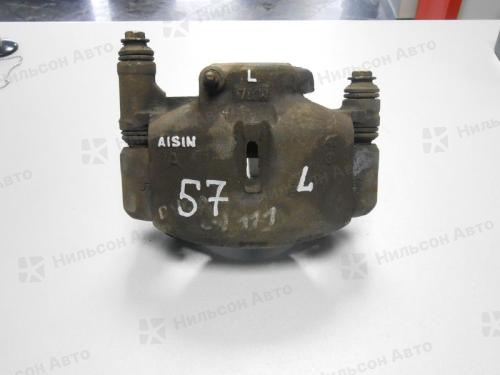 Суппорт передний, левый TOYOTA DYNA, TOYOACE, LY101-LY230, 3L, 5L, рычажная подвеска, б/у