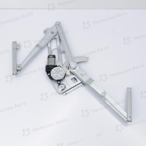 Механизм стеклоподъемника с мотором в сборе, 24V ISUZU ELF с 1994 г правый, вид 2, (фишка буквой Т), ZEVS