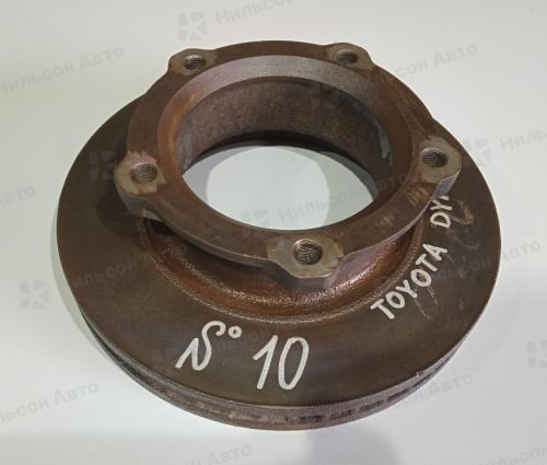 Диск тормозной TOYOTA DYNA, TOYOACE, XZU302-XZU354, 5 шпилек, диаметр диска 280 мм, высота кромки 55 мм, толщина 35, б/у