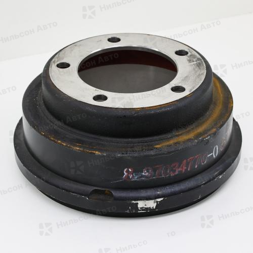 Барабан тормозной задний ISUZU ELF, R16 на 5 шпилек, вид 1, GTP (320dвнутр*90ширколодки*190центршпилек*150,5посадступица*160hобщая)