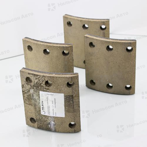 Тормозные накладки BL-0027, Nilson Auto Parts (4 накладки на 6 клепок)