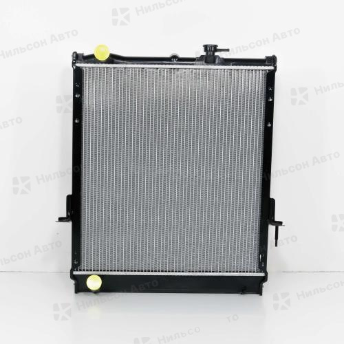 Радиатор двигателя ISUZU ELF 4HK1, 4HJ1, пластиковый с заливной, в590*ш548 (без бачков), GSPARTS