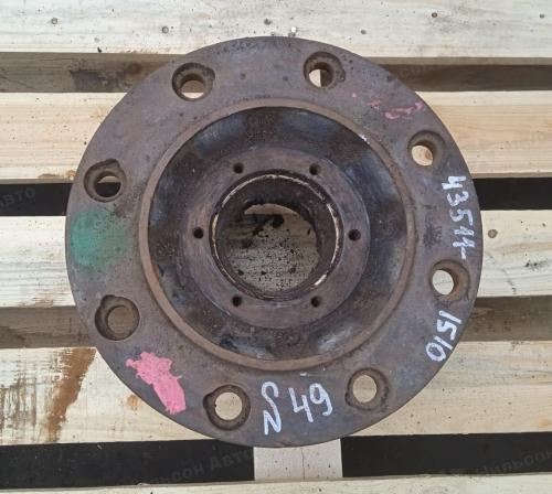 Ступица передняя HINO PROFIA, 10 тонник, R22.5 на 8 шпилек, барабанные тормоза, б/у