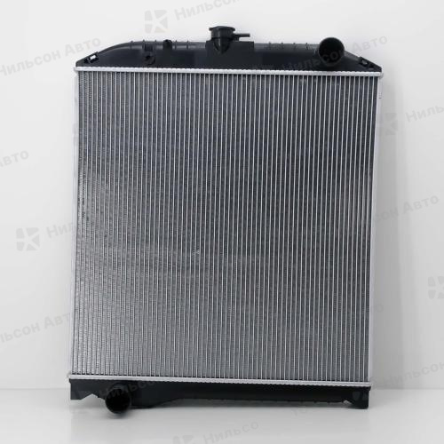 Радиатор двигателя HINO 500/RANGER/NISSAN MK37, пластиковый с заливной, в650*ш638 (без бачков), ZEVS