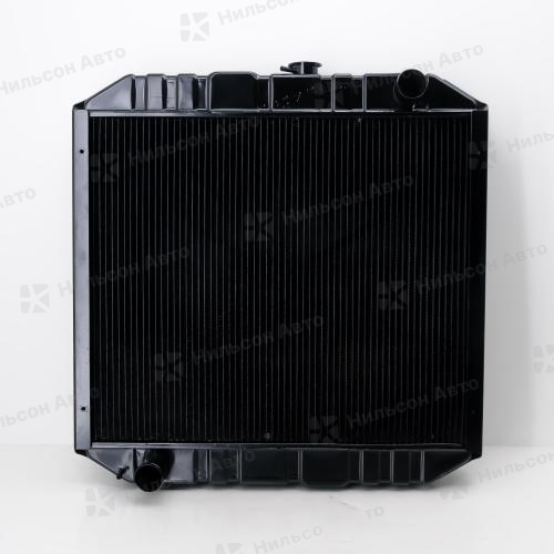 Радиатор двигателя HINO RANGER, медный с заливной, в528*ш618 (без бачков), AD RADIATORS