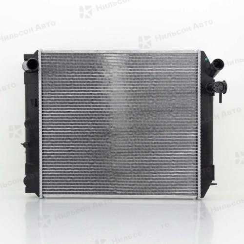 Радиатор двигателя ISUZU ELF 4HF1, пластиковый с заливной, в510*ш466 (без бачков), GSPARTS