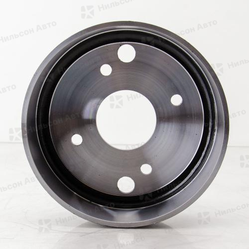 Барабан ручного тормоза MITSUBISHI FUSO 6D16, FK400-600, 5 тонн, вид 1, ZEVS (по центрам отверстий 86*86, фланец 68, диаметр под колодки 203)