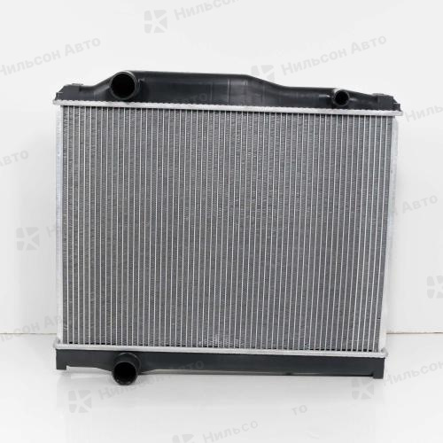 Радиатор двигателя MMC FUSO 6D16-17, 6M61, пластиковый без заливной, в442*ш605 (без бачков), SAT