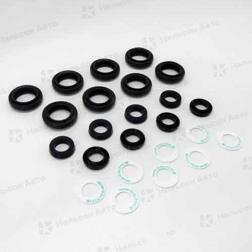 Ремкомплект рабочих тормозных цилиндров ISUZU FORWARD, вид11, MIYACO (8+8+8) перед на всю ось