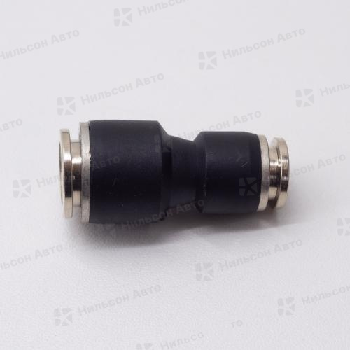 Фитинг пластиковый 10 мм/08 мм, ZEVS (прямой)