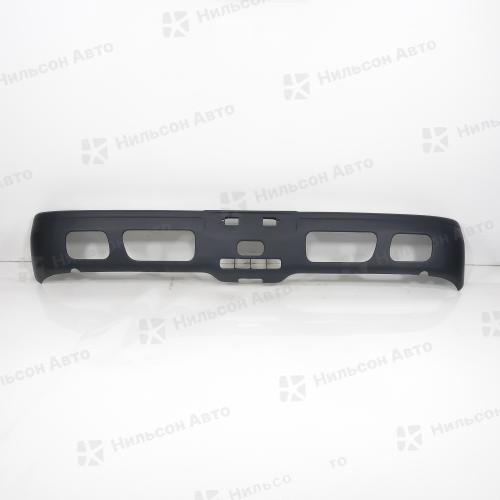 Бампер передний HINO 300 / TOYOTA 2000-2011 г узкая база, вид 1, GSPARTS (пластиковый, с отверстиями под туманки, ш170*в24)